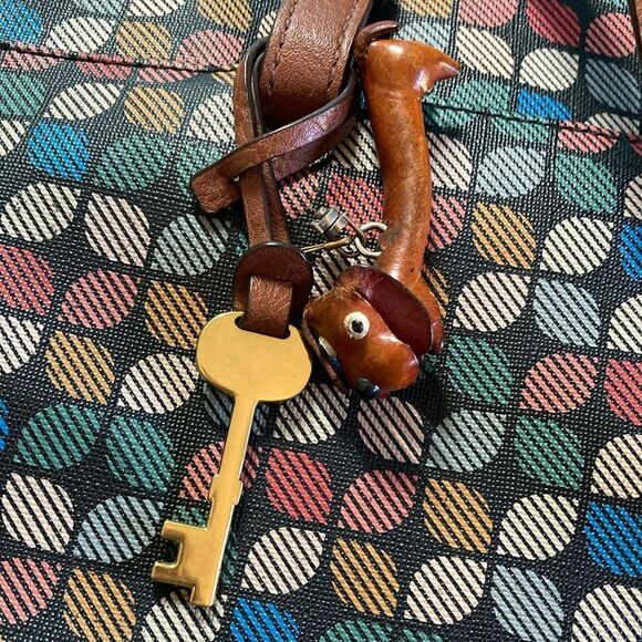 Fossil "Rachel" Large Tote Bag in Multi Color Pattern 12 X 14 X 4.5 - Picture 2 of 14